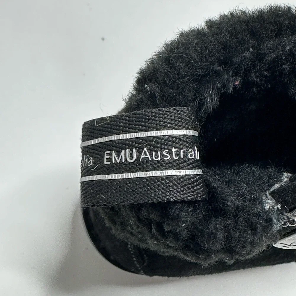 EMU Australia Merck W12400 Ankle Boots Black Womens Size 7‎ Suede